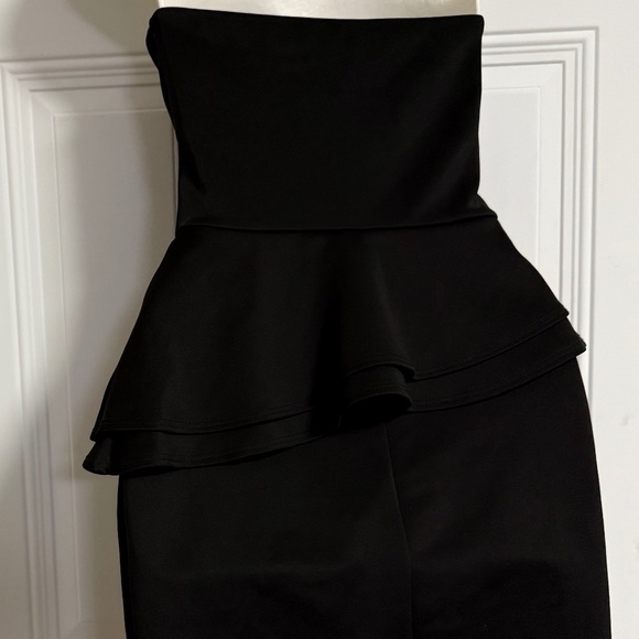 Wet Seal Mini Black Dress SZ Medium Ruffle Cocktail Dress HOCO Glam - Picture 2 of 5